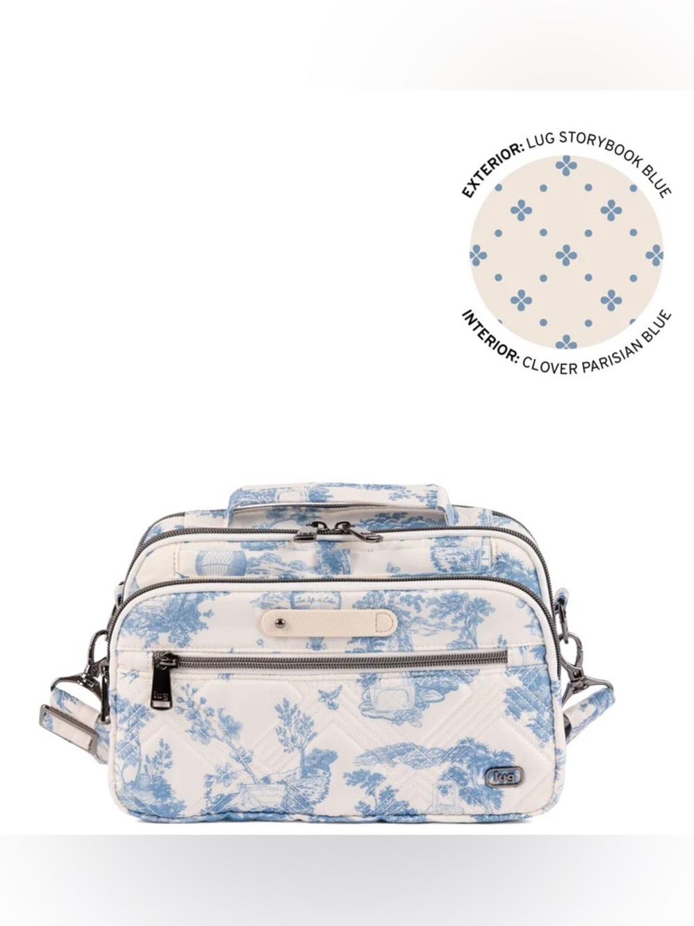 Lug Legacy Collection Scoop SE Crossbody Bag Storybook Blue